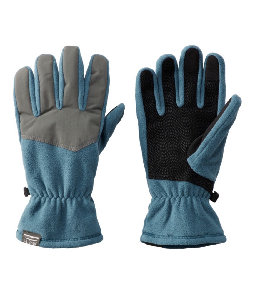 Men's Mountain Classic Fleece Gloves, Dark Teal Blue/Shale Gray, small image number 1