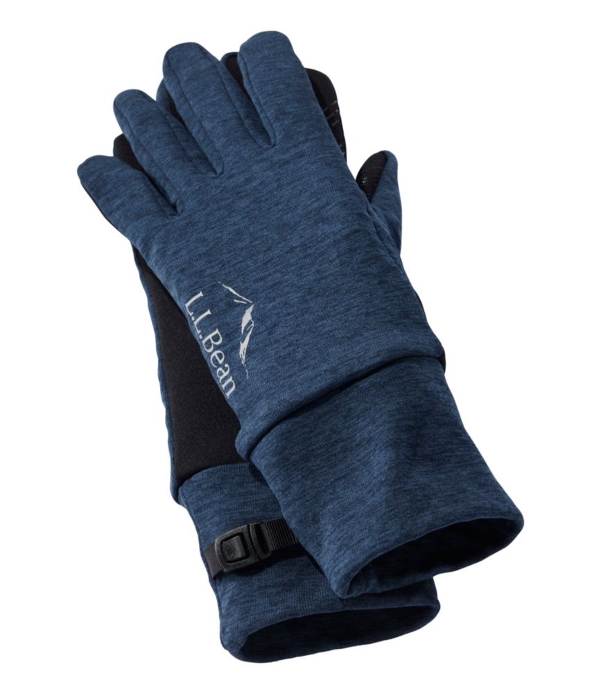 Adults' Adventure Grid Fleece Liner Gloves, Blue Quartz, small image number 2