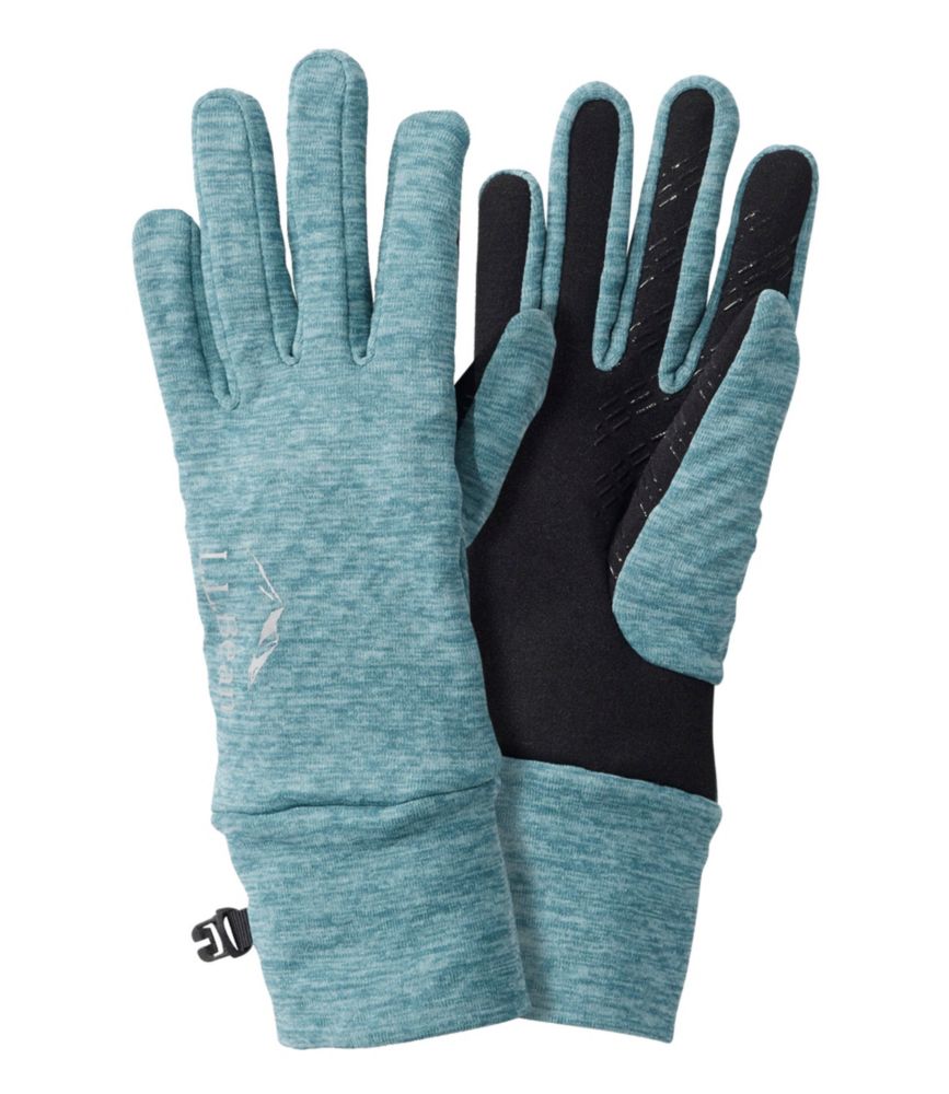 Adults' Adventure Grid Fleece Liner Gloves, Blue Quartz, small image number 1