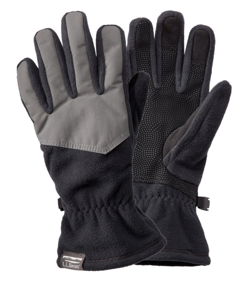 Women's Mountain Classic Fleece Gloves, Midnight Black/Shale Gray, small image number 1