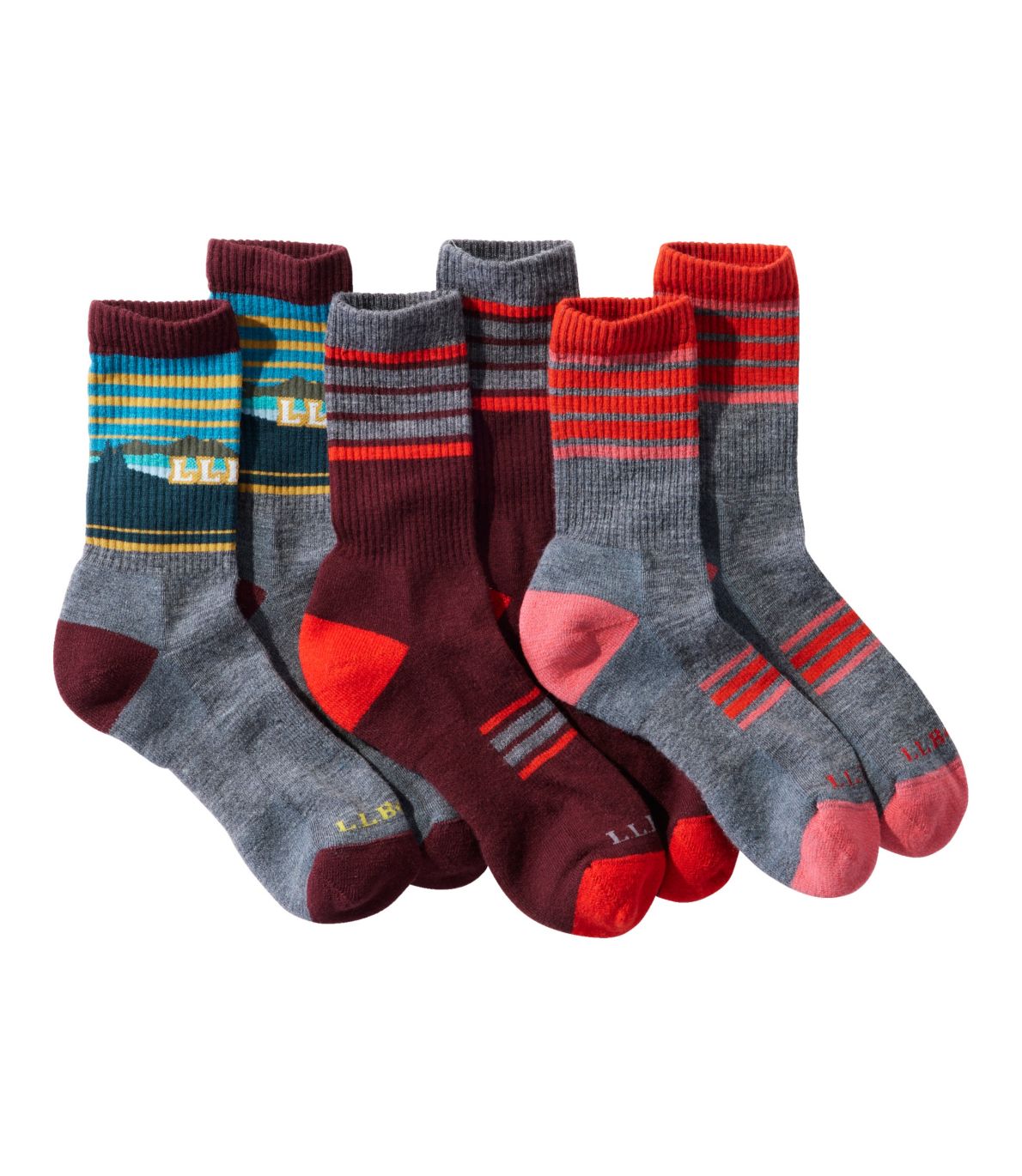 Adults' Katahdin Hiker Socks Gift Set, 3 Pairs