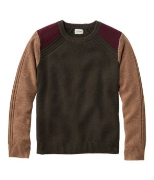 Men's Rangeley Merino Sweater, Crewneck, Colorblock