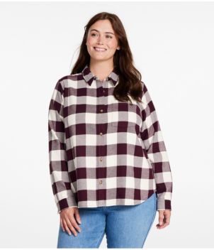 Women's Soft-Brushed Flannel Shirt