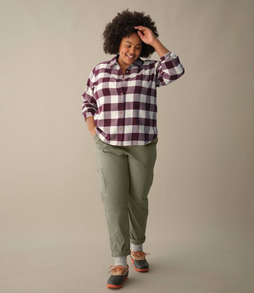 Women's Soft-Brushed Flannel Shirt