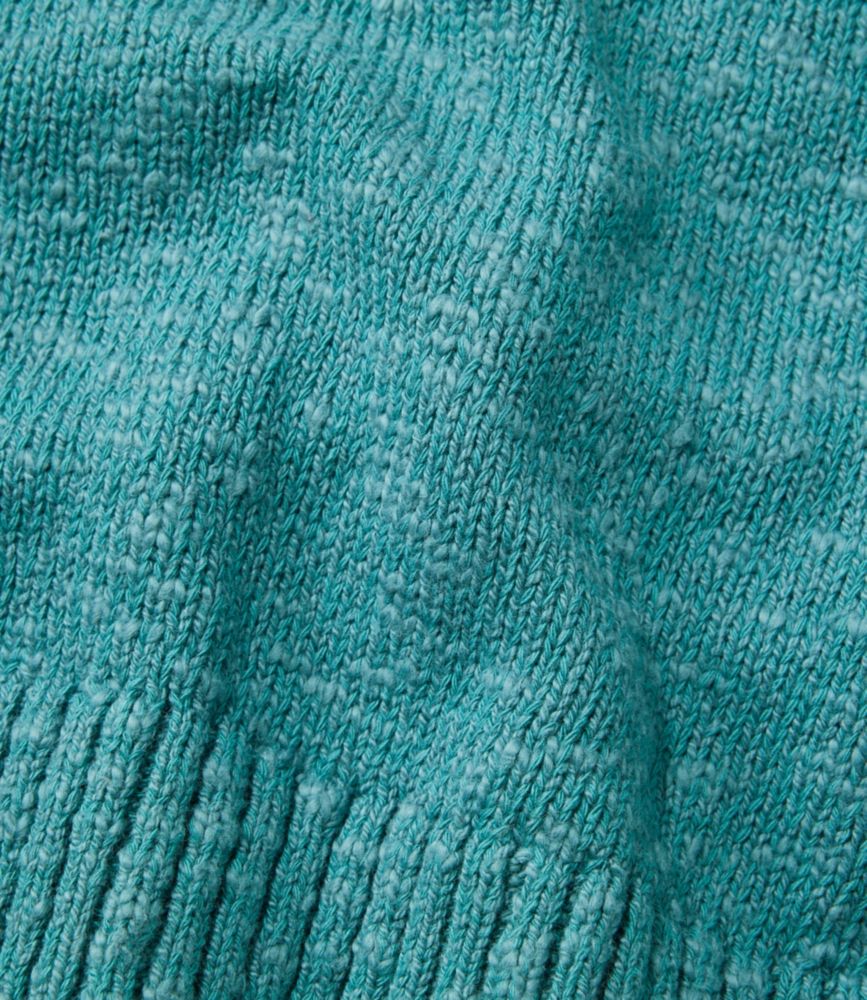 Women's Cotton Ragg Sweater, Crewneck Fair Isle