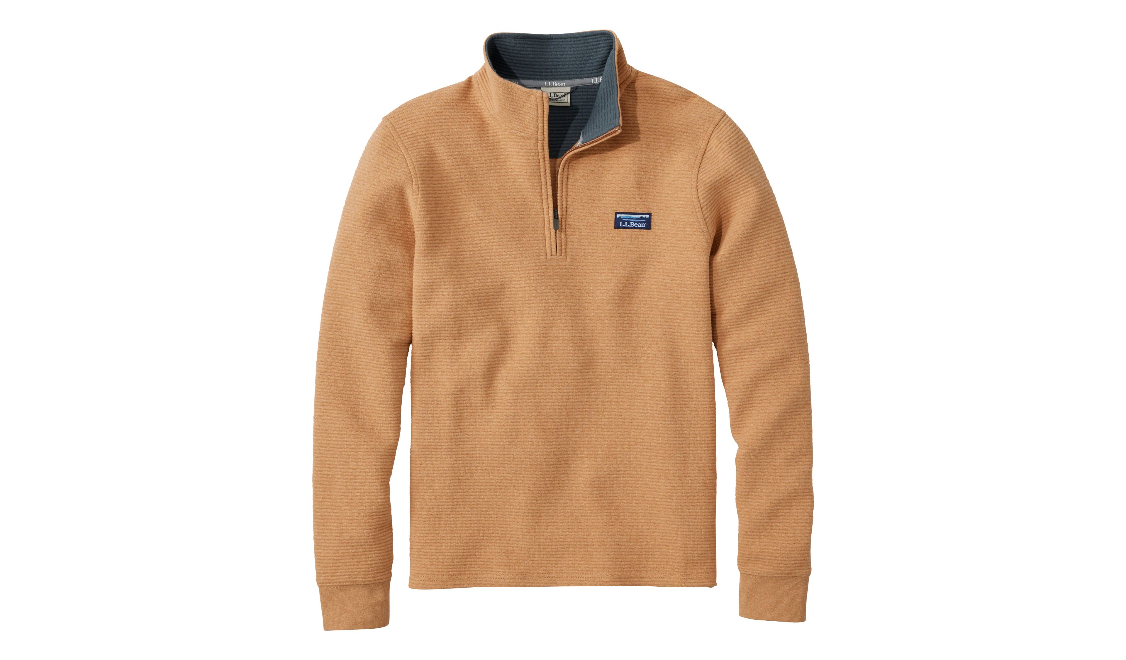 Men's Lakewashed Double-Knit Quarter-Zip Pullover
