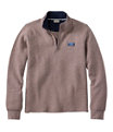 Men's Lakewashed Double-Knit Quarter-Zip Pullover, Weathered Oak Heather, small image number 0