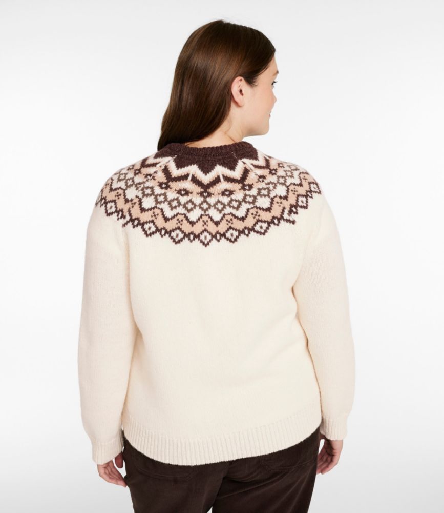 Women's Bean's Classic Ragg Wool Sweater, Crewneck Fair Isle