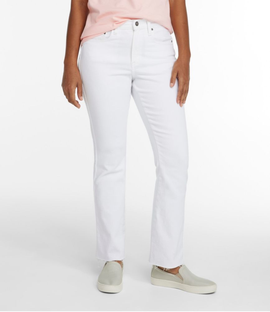 Women's L.L.Bean Everyday Stretch Jeans, High-Rise Mini Bootcut Ankle