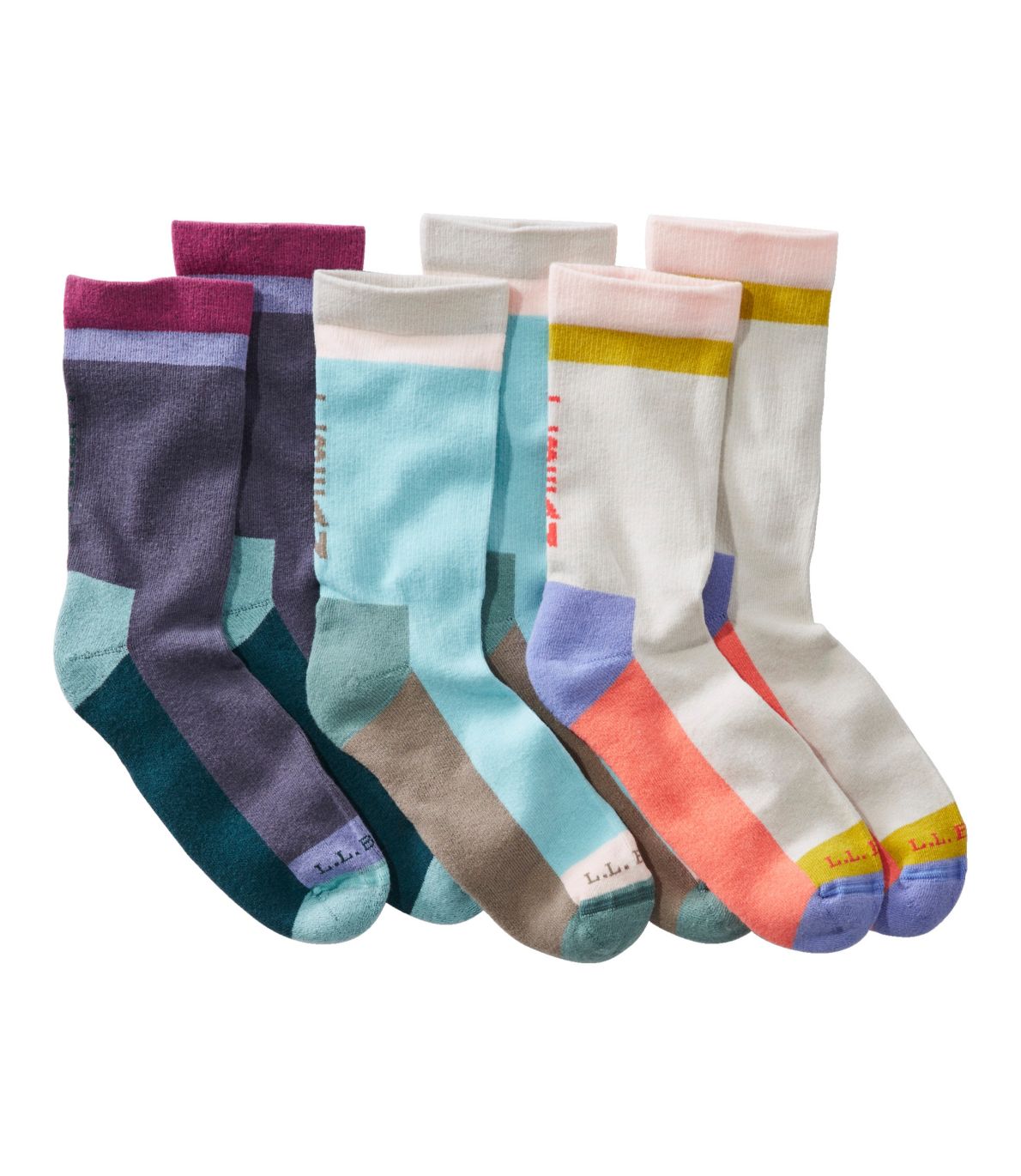 Adults' Wicked Soft Cotton Socks Gift Set, 3 Pairs