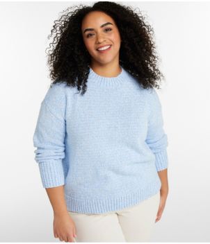 Women's Cotton Ragg Sweater, Crewneck