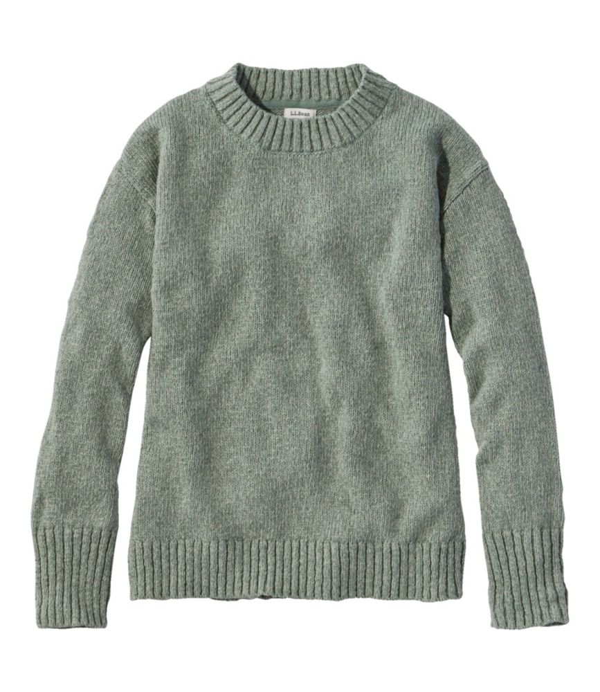 Women's Cotton Ragg Sweater, Crewneck