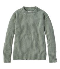 Women's Cotton/Cashmere Sweater, Crewneck Intarsia at L.L. Bean