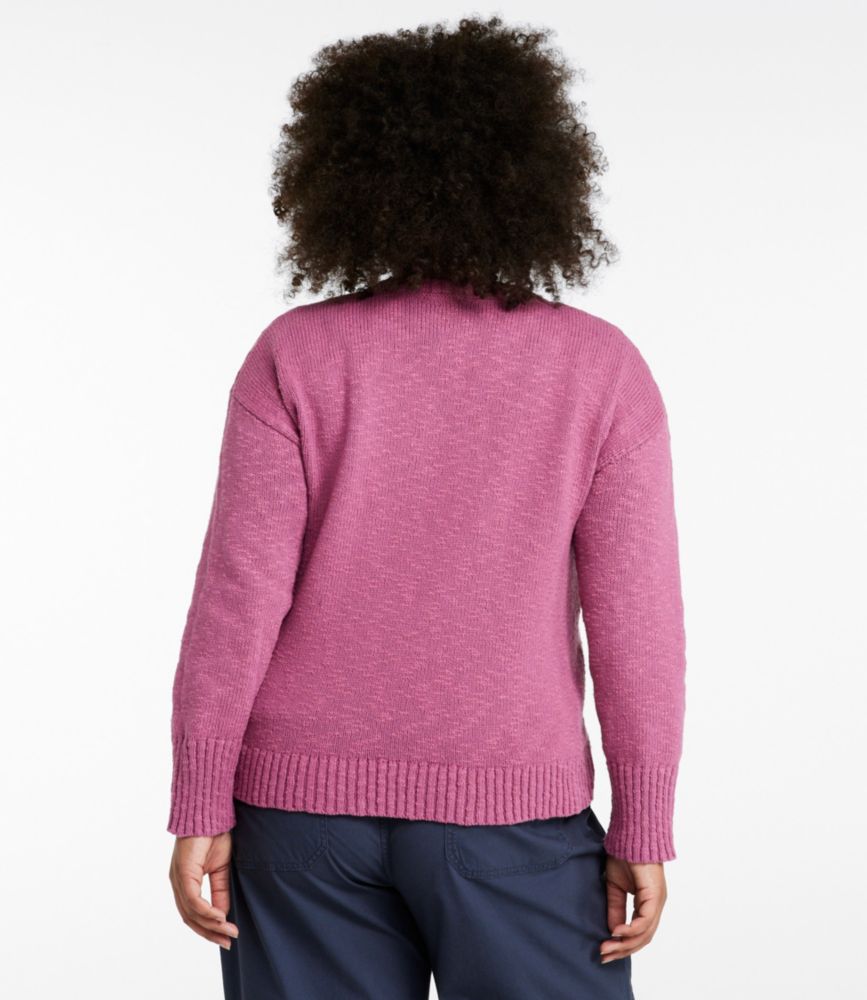 Women's Cotton Ragg Sweater, Crewneck