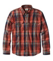 Men's Chamois Shirt, Slightly Fitted, Plaid