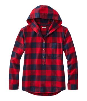 Women's Soft-Brushed Flannel Hoodie