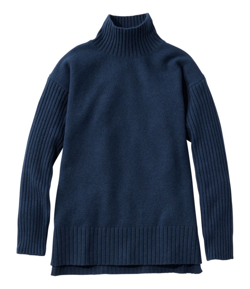 Women's The Essential Sweater, Turtleneck, Classic Navy, small image number 1