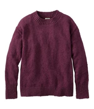 Women's Cotton Ragg Sweater, Crewneck