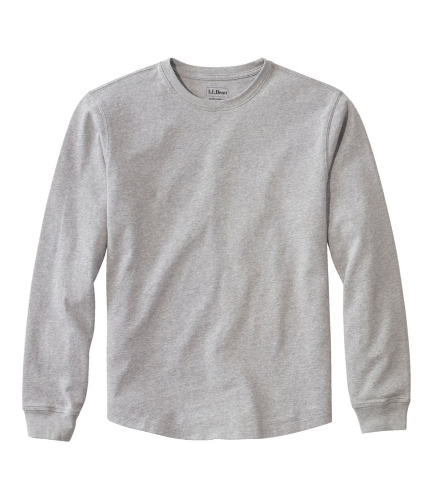 Men's BeanBuilt Cotton Tee, Without Pocket, Long-Sleeve