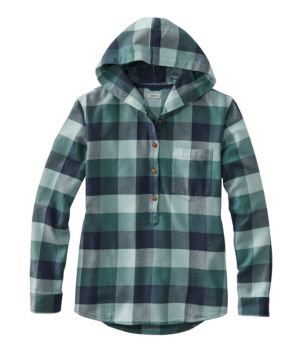 Women's Soft-Brushed Flannel Hoodie