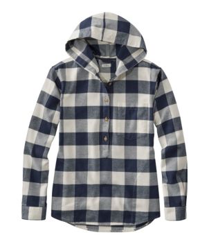 Women's Soft-Brushed Flannel Hoodie