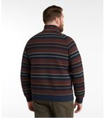 Men's Quilted Sweatshirt, Mockneck, Stripe