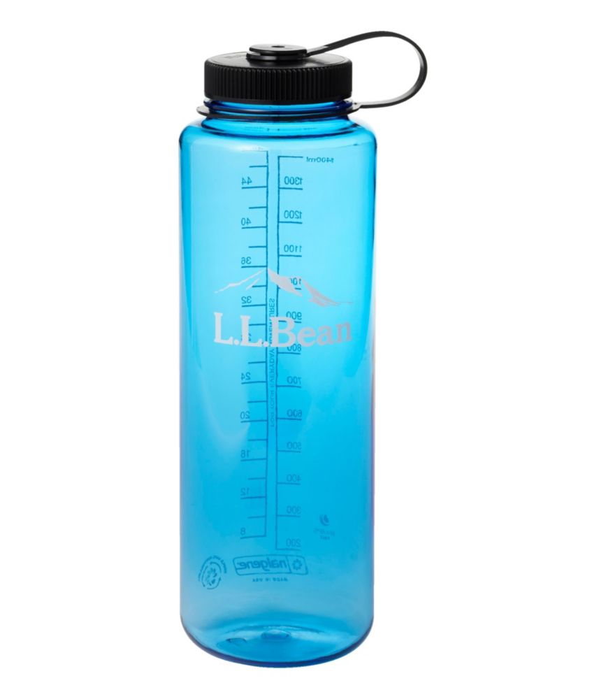 Nalgene Sustain Wide Mouth Water Bottle with L.L.Bean Logo, 32 oz. Blue, Copolyester