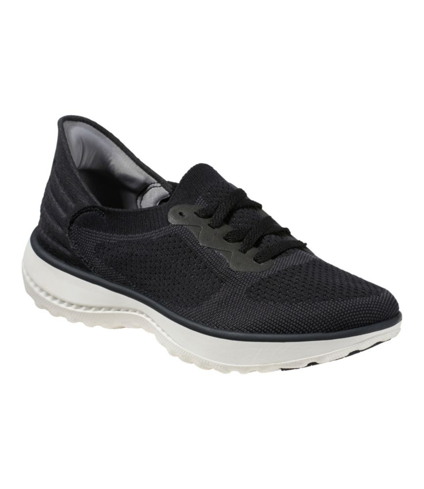 Women's Freeport Slip-On Shoes, Lace-Up, Black/White, small image number 6