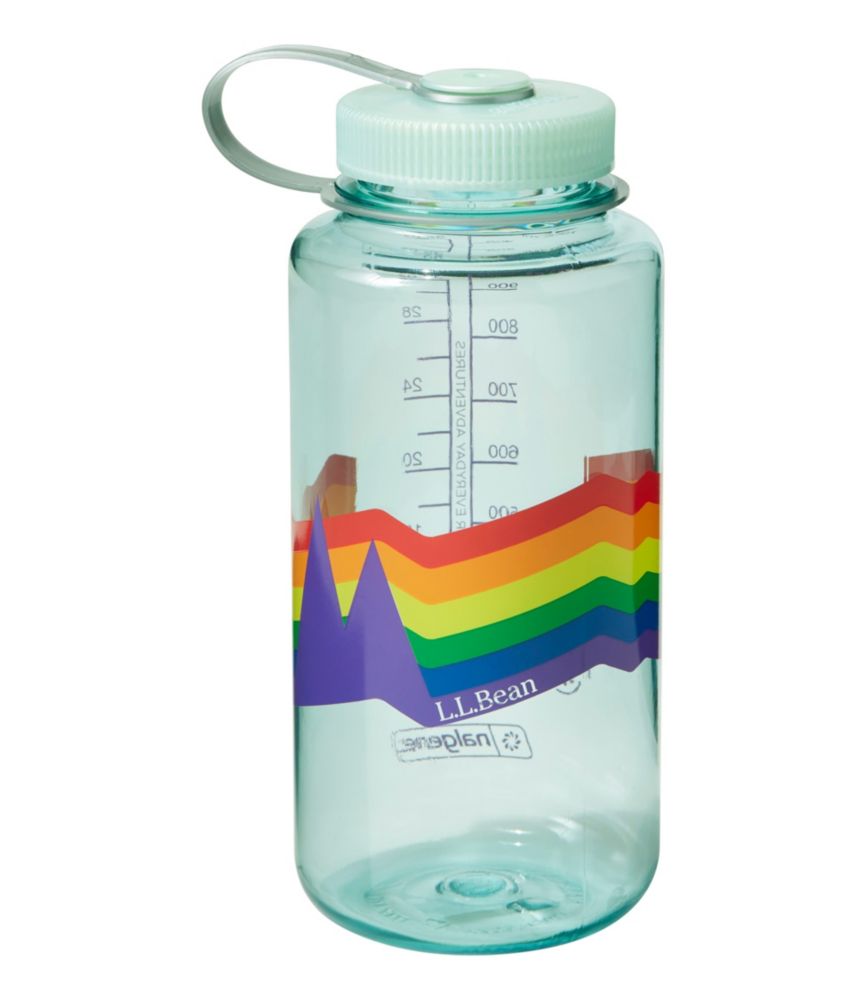 Nalgene Sustain Wide Mouth Water Bottle with L.L.Bean Pride Logo, 32 oz.