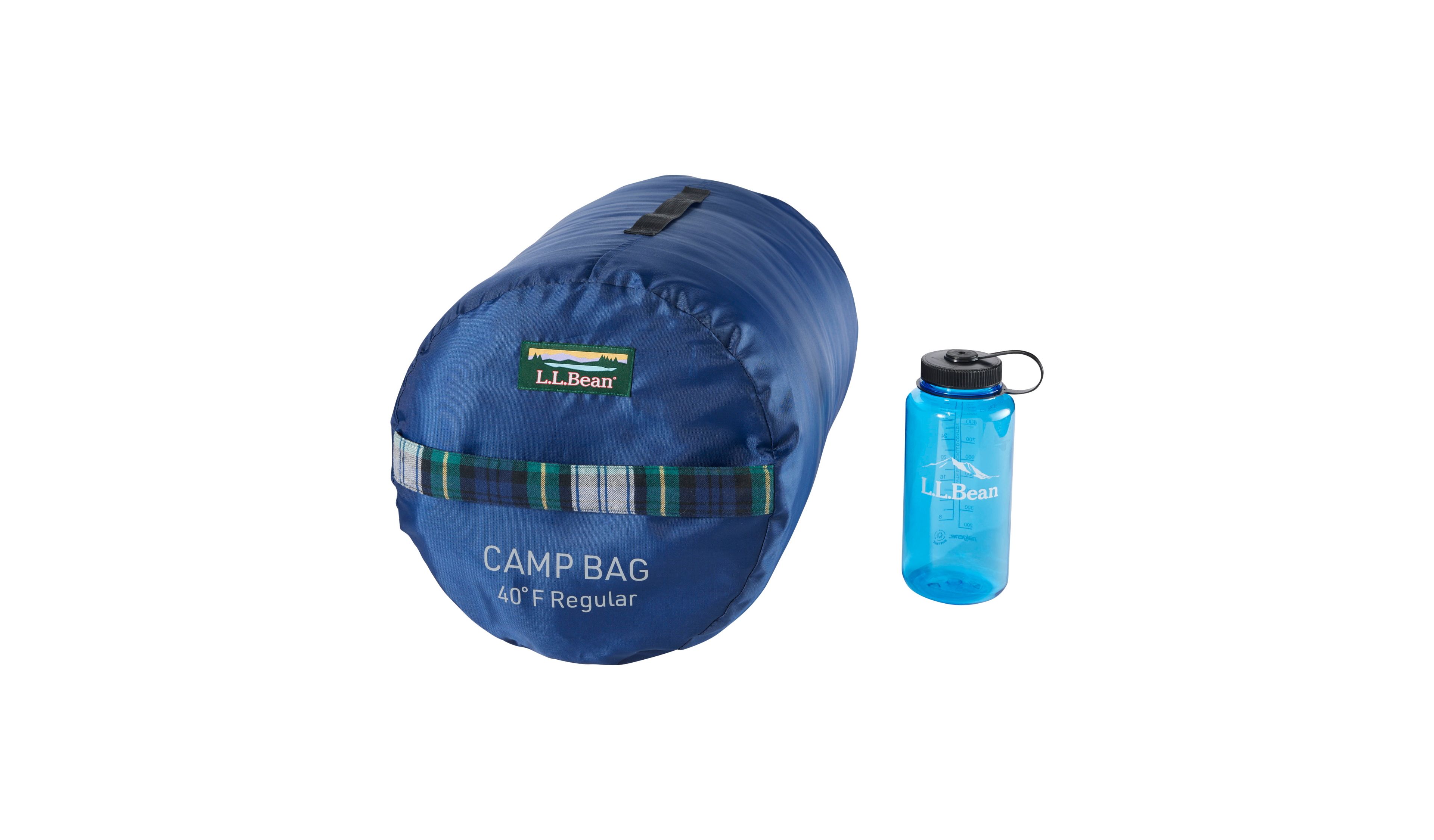 L.L.Bean Flannel Lined Camp Sleeping Bag, 40°