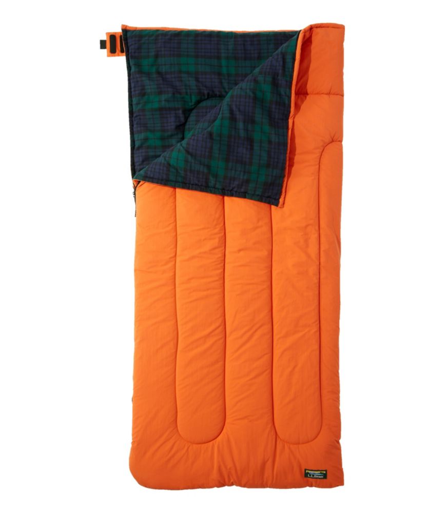 L.L.Bean Flannel Lined Camp Sleeping Bag, 40°