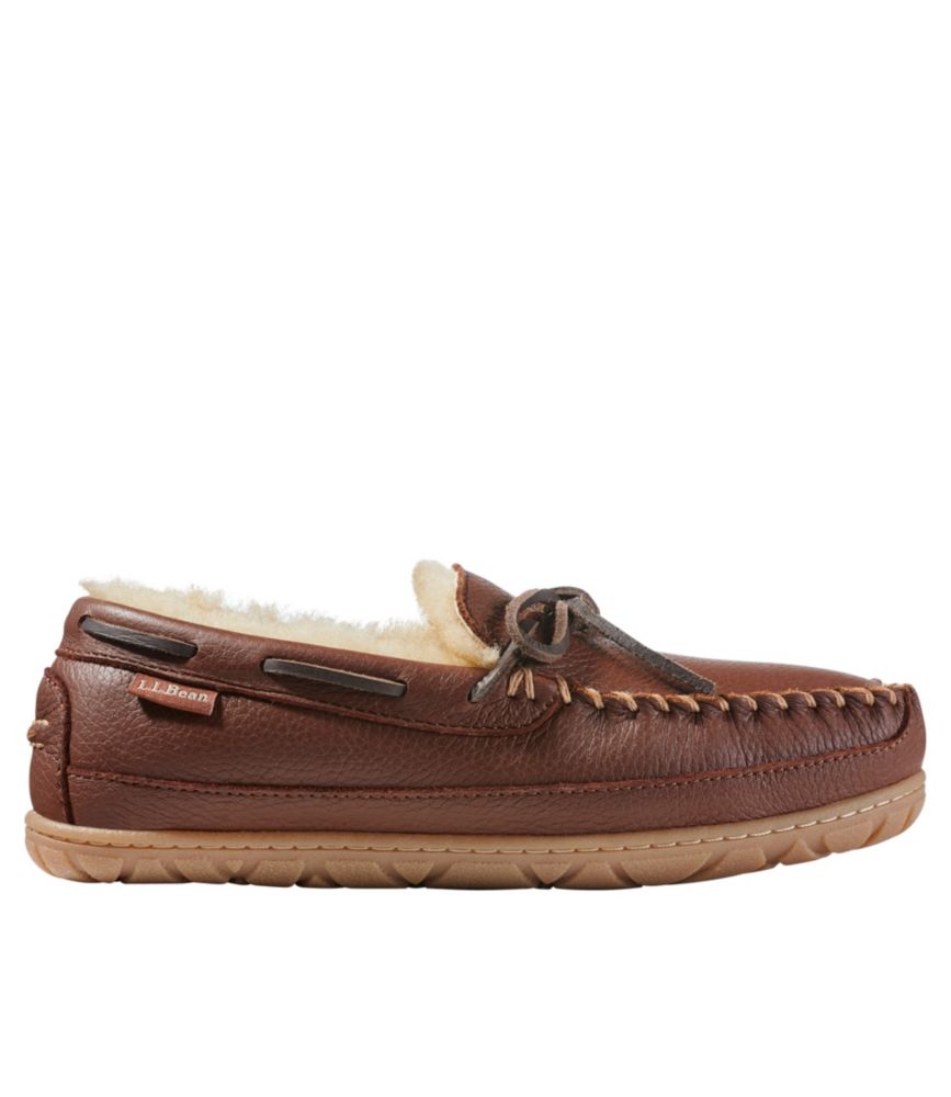 Women s Wicked Good Slippers Moosehide Camp Moccasin Slippers at L.L.Bean