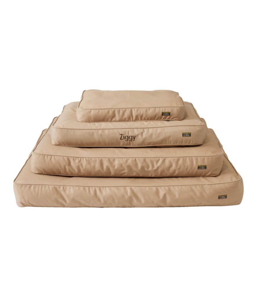 Premium Denim Therapeutic Dog Bed, Rectangular, Burlap, small image number 4