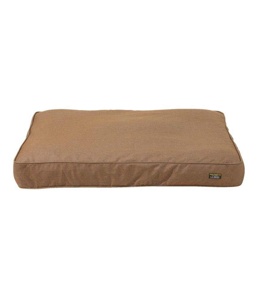 Premium Denim Therapeutic Dog Bed, Rectangular, Burlap, small image number 1