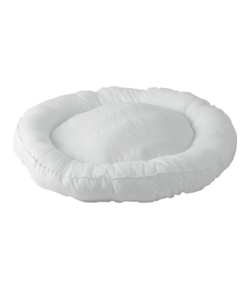 Premium Denim Dog Bed, Round, Khaki, small image number 3