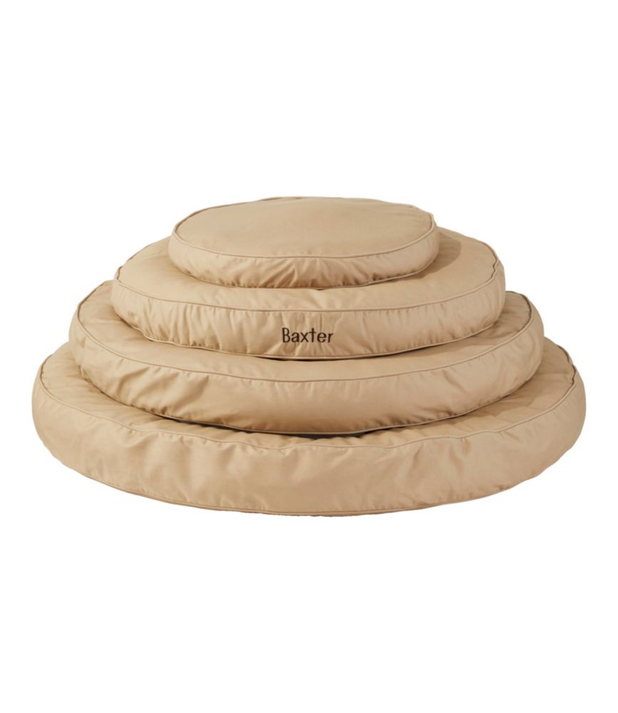 Premium Denim Dog Bed, Round, Burlap, small image number 4