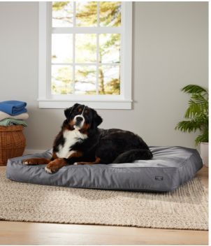 Premium Denim Dog Bed, Rectangular