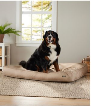 Premium Denim Dog Bed, Rectangular