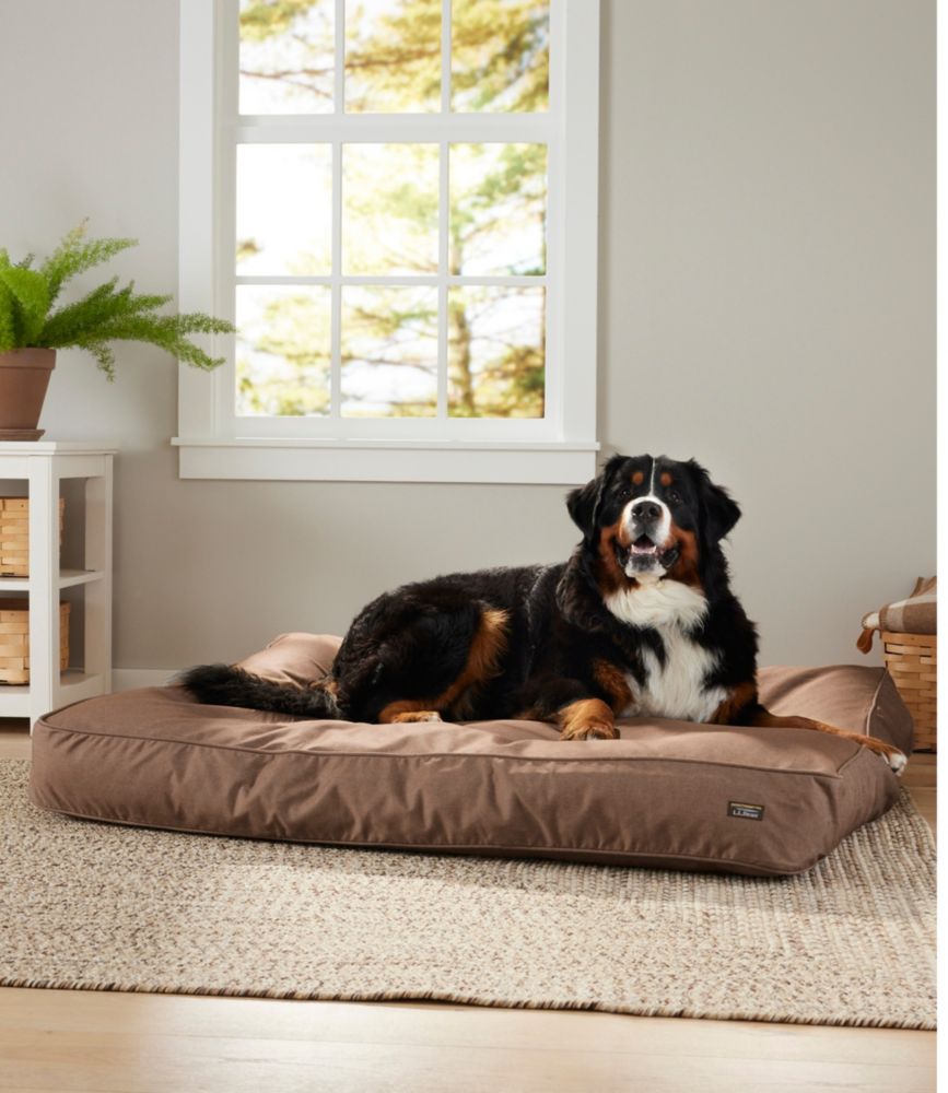 Premium Denim Dog Bed, Rectangular