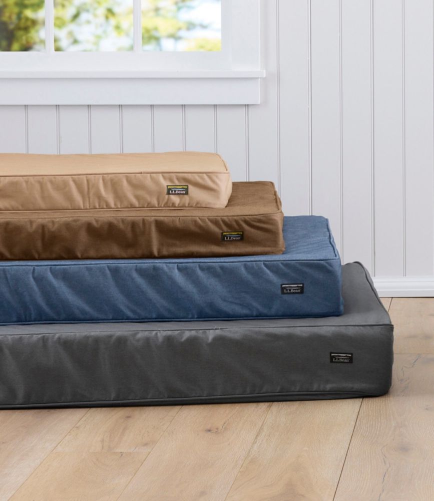 Premium Denim Dog Bed, Rectangular
