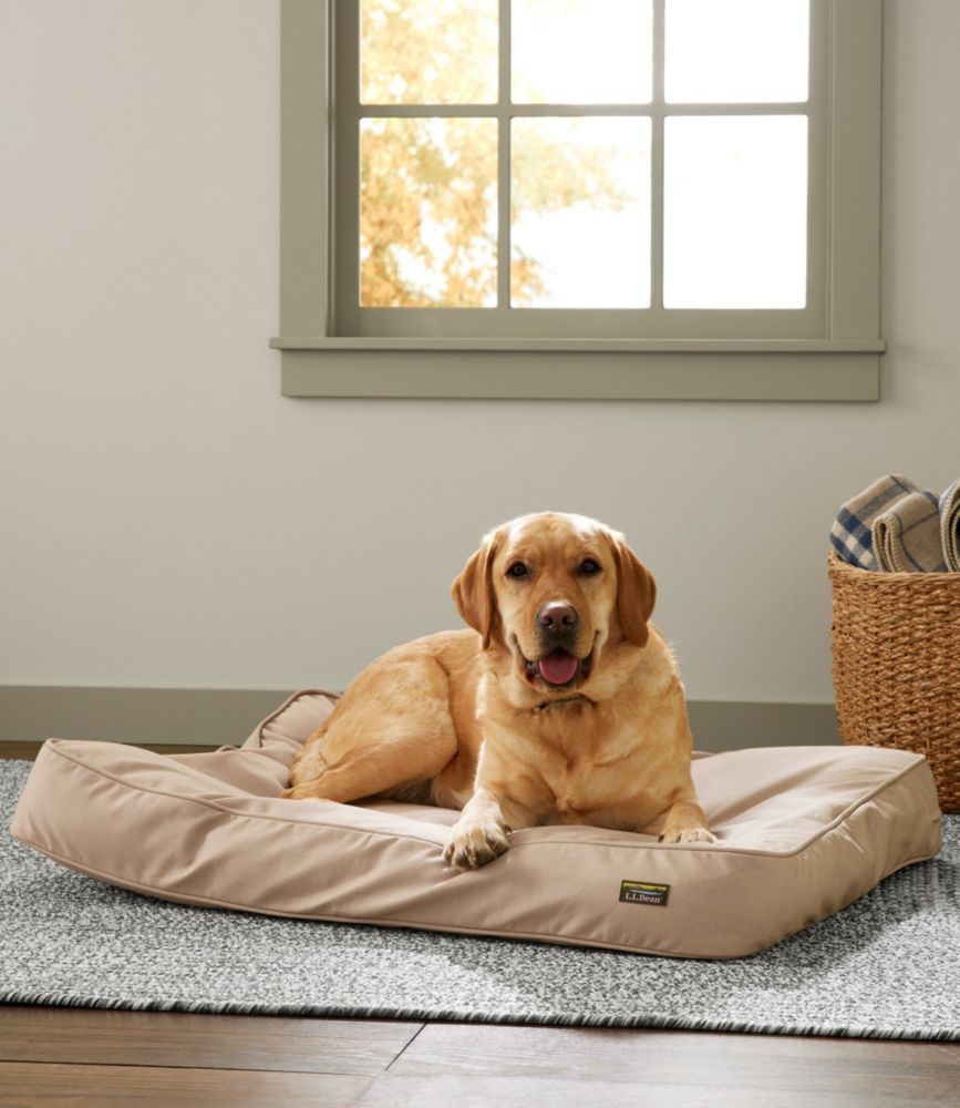 Premium Denim Dog Bed, Rectangular