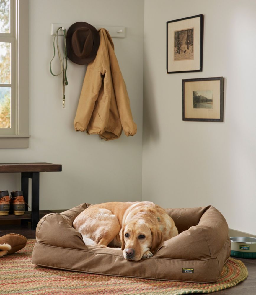 Premium Therapeutic Dog Bed Couch, Khaki, small image number 2