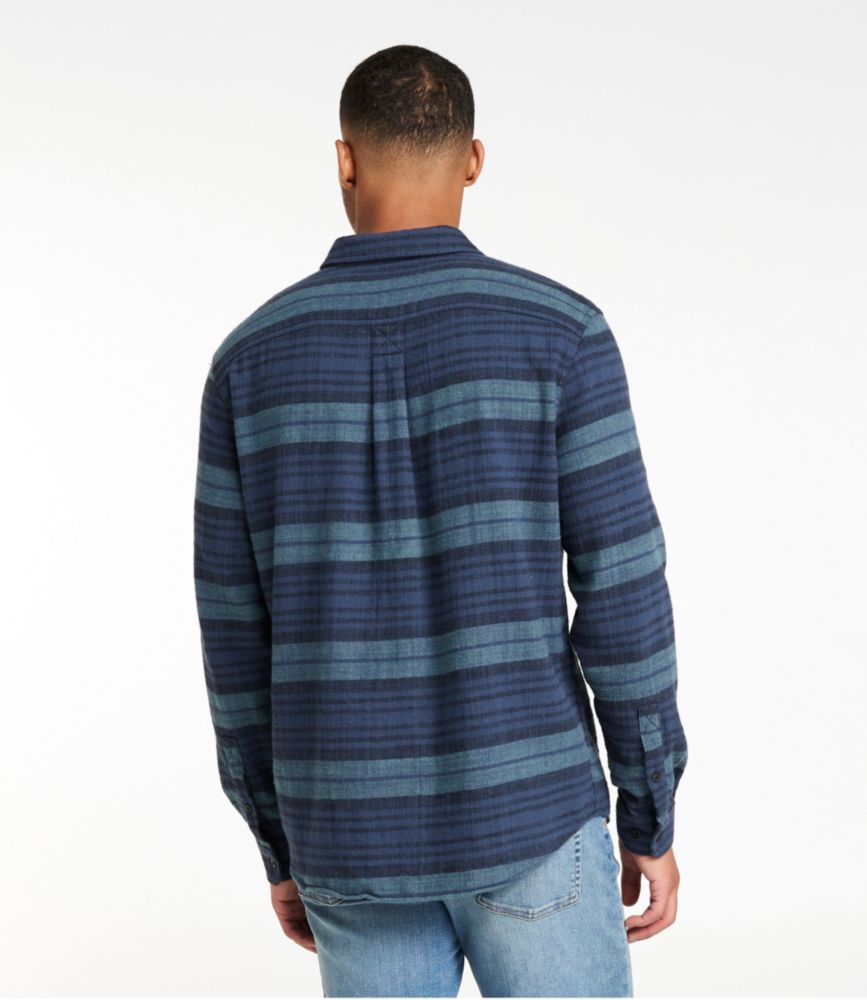 Men's 1912 Field Flannel Shirt, Slightly Fitted Untucked Fit, Stripe, , small image number 3