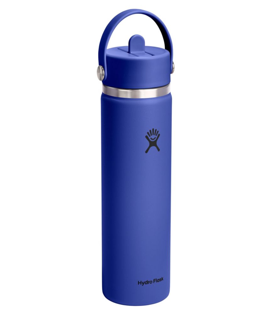 Hydro Flask Wide Mouth Water Bottle with Flex Straw Cap, 24 oz.