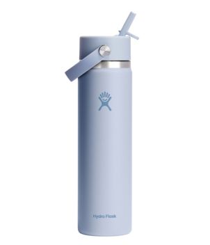 Hydro Flask Wide Mouth Water Bottle with Flex Straw Cap, 24 oz.