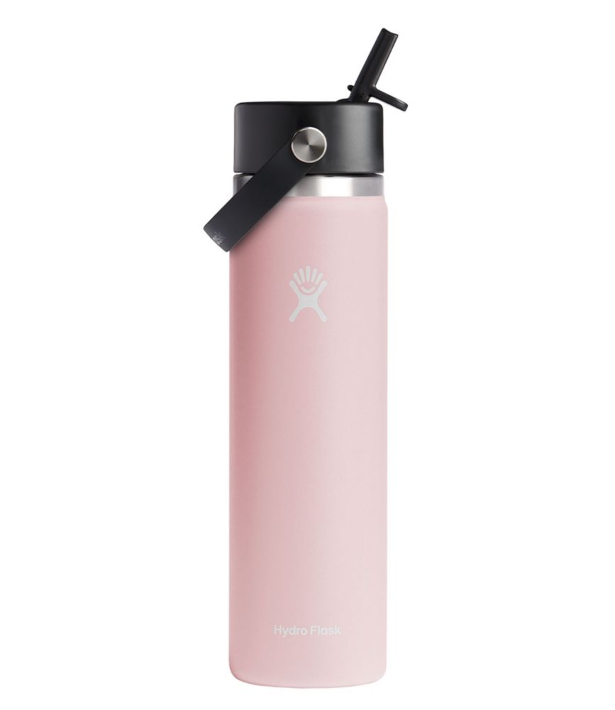 Hydro Flask Wide Mouth Water Bottle with Flex Straw Cap, 24 oz.