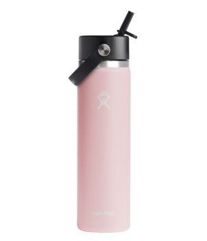 Hydro Flask Wide Mouth Water Bottle with Flex Straw Cap, 24 oz.