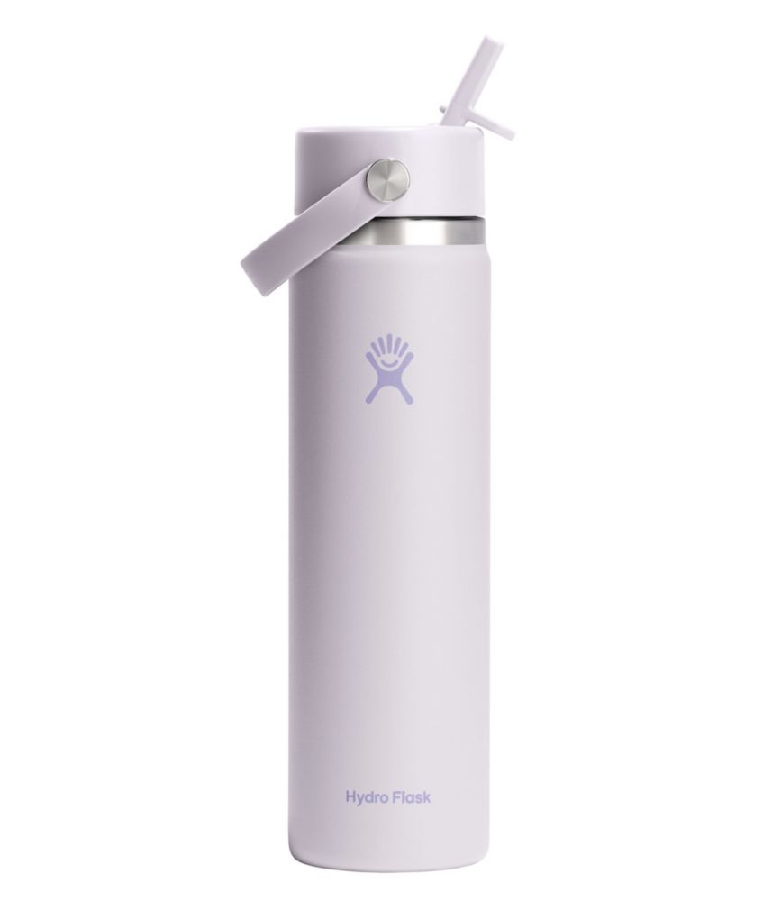 Hydro Flask Wide Mouth Water Bottle with Flex Straw Cap, 24 oz.