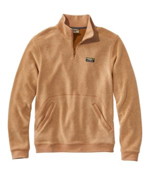 Men's Tumbled Sherpa, Quarter-Zip Pullover