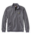 Men's Tumbled Sherpa Quarter-Zip Pullover, Faded Black, small image number 0
